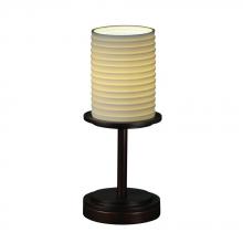 Justice Design Group POR-8798-10-BANL-DBRZ - Dakota 1-Light Table Lamp (Short)