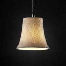 Justice Design Group POR-8815-10-BMBO-CROM-RIGID - Mini 1-Light Pendant