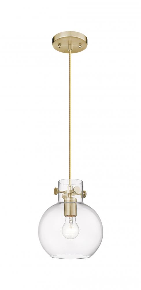 Newton Sphere - 1 Light - 8 inch - Chanpagne Bronze - Cord hung - Pendant
