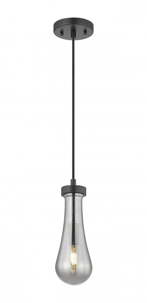 Owego - 1 Light - 5 inch - Matte Black - Pendant