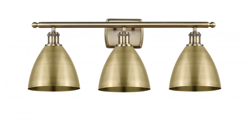 Bristol - 3 Light - 28 inch - Antique Brass - Bath Vanity Light