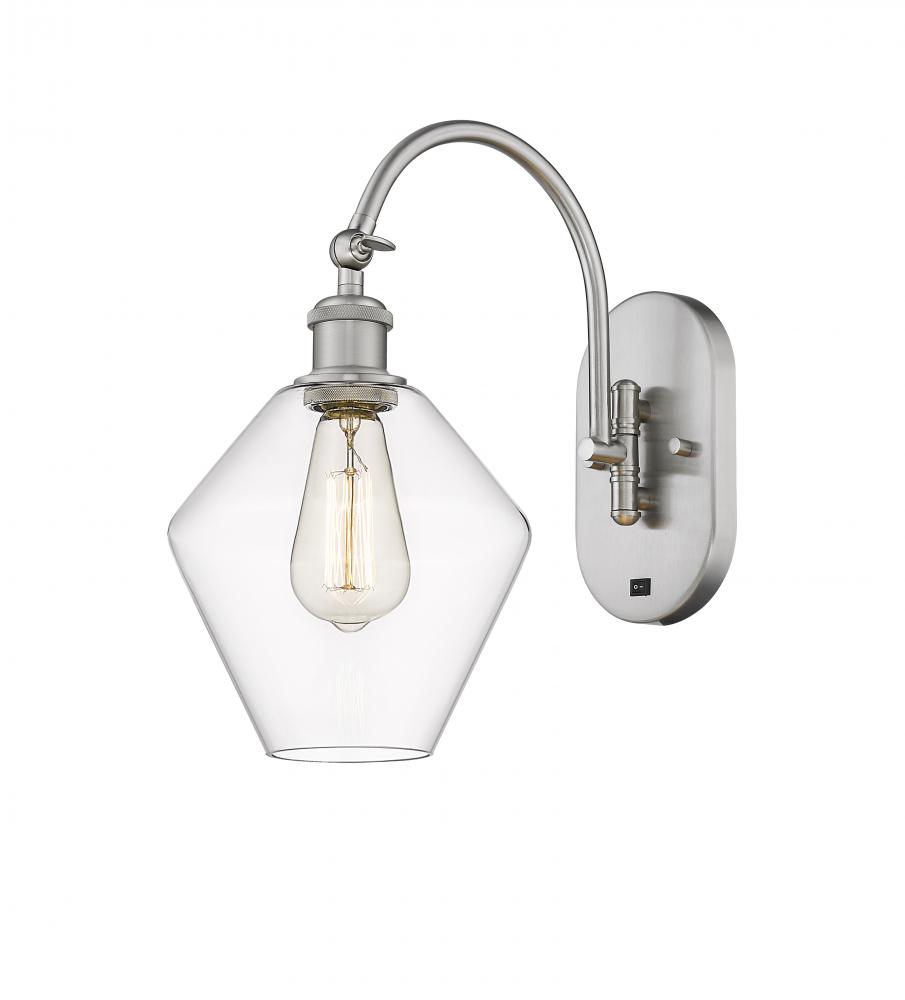 Cindyrella - 1 Light - 8 inch - Brushed Satin Nickel - Adjustable Swing Arm