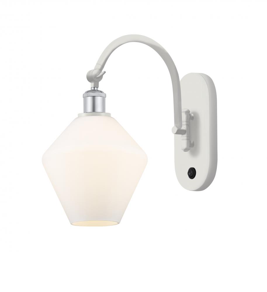 Cindyrella - 1 Light - 8 inch - White Polished Chrome - Adjustable Swing Arm
