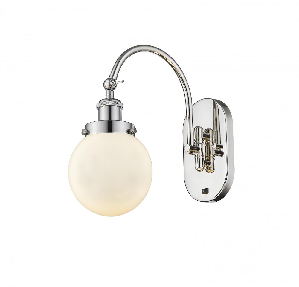Beacon - 1 Light - 6 inch - Polished Nickel - Adjustable Swing Arm