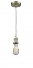 Innovations Lighting 200C-AB - Bare Bulb 1 Light Mini Pendant