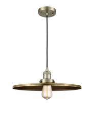 Innovations Lighting 201C-AB-MFR-AB-16 - Appalachian - 1 Light - 16 inch - Antique Brass - Cord hung - Mini Pendant