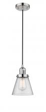 Innovations Lighting 201C-PN-G64-LED - Cone - 1 Light - 6 inch - Polished Nickel - Cord hung - Mini Pendant