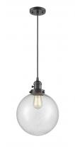 Innovations Lighting 201CSW-OB-G204-10-LED - Beacon - 1 Light - 10 inch - Oil Rubbed Bronze - Cord hung - Mini Pendant