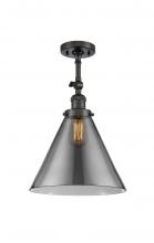 Innovations Lighting 201F-OB-G43-L - Cone - 1 Light - 12 inch - Oil Rubbed Bronze - Adjustable Semi-Flush Mount
