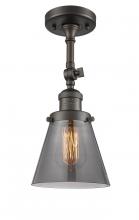 Innovations Lighting 201F-OB-G63-LED - Cone - 1 Light - 6 inch - Oil Rubbed Bronze - Adjustable Semi-Flush Mount
