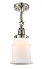 Innovations Lighting 201F-PN-G181-LED - Canton - 1 Light - 6 inch - Polished Nickel - Adjustable Semi-Flush Mount