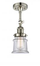 Innovations Lighting 201F-PN-G182S-LED - Canton - 1 Light - 5 inch - Polished Nickel - Adjustable Semi-Flush Mount