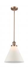 Innovations Lighting 201S-AC-G41-L-LED - Cone - 1 Light - 12 inch - Antique Copper - Stem Hung - Mini Pendant