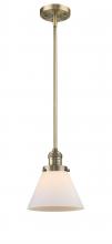 Innovations Lighting 201S-BB-G41-LED - Cone - 1 Light - 8 inch - Brushed Brass - Stem Hung - Mini Pendant