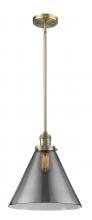 Innovations Lighting 201S-BB-G43-L-LED - Cone - 1 Light - 12 inch - Brushed Brass - Stem Hung - Mini Pendant