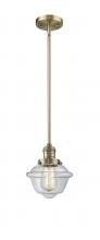 Innovations Lighting 201S-BB-G532-LED - Oxford - 1 Light - 8 inch - Brushed Brass - Stem Hung - Mini Pendant