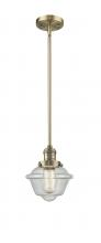 Innovations Lighting 201S-BB-G534-LED - Oxford - 1 Light - 8 inch - Brushed Brass - Stem Hung - Mini Pendant