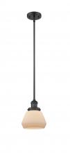 Innovations Lighting 201S-BK-G171-LED - Fulton - 1 Light - 7 inch - Matte Black - Stem Hung - Mini Pendant