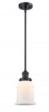 Innovations Lighting 201S-BK-G182S-LED - Canton - 1 Light - 5 inch - Matte Black - Stem Hung - Mini Pendant