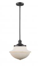 Innovations Lighting 201S-OB-G541-LED - Oxford - 1 Light - 12 inch - Oil Rubbed Bronze - Stem Hung - Mini Pendant