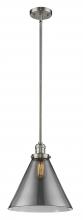 Innovations Lighting 201S-SN-G43-L-LED - Cone - 1 Light - 12 inch - Brushed Satin Nickel - Stem Hung - Mini Pendant