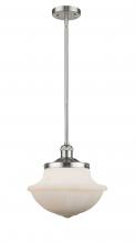 Innovations Lighting 201S-SN-G541-LED - Oxford - 1 Light - 12 inch - Brushed Satin Nickel - Stem Hung - Mini Pendant