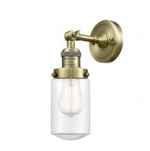 Innovations Lighting 203-AB-G312-LED - Dover - 1 Light - 5 inch - Antique Brass - Adjustable Sconce