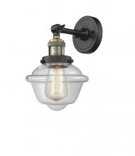 Innovations Lighting 203-BAB-G532-LED - Oxford - 1 Light - 8 inch - Black Antique Brass - Adjustable Sconce