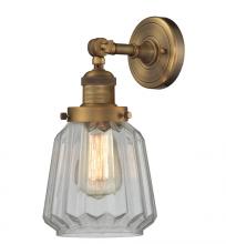 Innovations Lighting 203-BB-G142-LED - Chatham - 1 Light - 7 inch - Brushed Brass - Adjustable Sconce