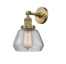 Innovations Lighting 203-BB-G172-LED - Fulton - 1 Light - 7 inch - Brushed Brass - Adjustable Sconce