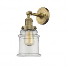 Innovations Lighting 203-BB-G182-LED - Canton - 1 Light - 7 inch - Brushed Brass - Adjustable Sconce