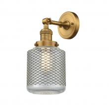 Innovations Lighting 203-BB-G262-LED - Stanton - 1 Light - 6 inch - Brushed Brass - Adjustable Sconce