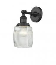 Innovations Lighting 203-BK-G302-LED - Colton - 1 Light - 6 inch - Matte Black - Adjustable Sconce