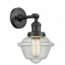 Innovations Lighting 203-BK-G534-LED - Oxford - 1 Light - 8 inch - Matte Black - Adjustable Sconce