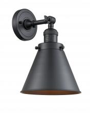 Innovations Lighting 203-BK-M13-BK-LED - Appalachian - 1 Light - 8 inch - Matte Black - Adjustable Sconce