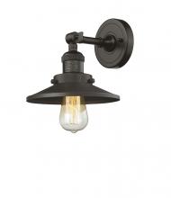 Innovations Lighting 203-OB-M5-LED - Railroad - 1 Light - 8 inch - Oil Rubbed Bronze - Adjustable Sconce
