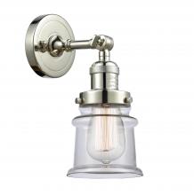 Innovations Lighting 203-PN-G182S-LED - Canton - 1 Light - 5 inch - Polished Nickel - Adjustable Sconce