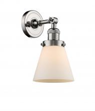 Innovations Lighting 203-PN-G61-LED - Cone - 1 Light - 6 inch - Polished Nickel - Adjustable Sconce