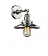 Innovations Lighting 203-PN-M1-LED - Railroad - 1 Light - 8 inch - Polished Nickel - Adjustable Sconce