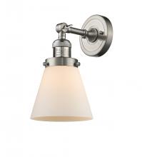 Innovations Lighting 203-SN-G61-LED - Cone - 1 Light - 6 inch - Brushed Satin Nickel - Adjustable Sconce