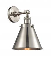 Innovations Lighting 203-SN-M13-SN-LED - Appalachian - 1 Light - 8 inch - Brushed Satin Nickel - Adjustable Sconce