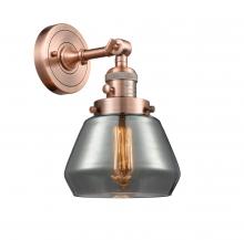 Innovations Lighting 203SW-AC-G173 - Fulton - 1 Light - 7 inch - Antique Copper - Adjustable Sconce