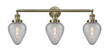 Innovations Lighting 205-AB-G165 - Geneseo - 3 Light - 32 inch - Antique Brass - Bath Vanity Light