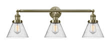 Innovations Lighting 205-AB-G44-LED - Cone - 3 Light - 32 inch - Antique Brass - Bath Vanity Light