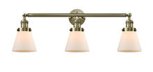 Innovations Lighting 205-AB-G61-LED - Cone - 3 Light - 30 inch - Antique Brass - Bath Vanity Light