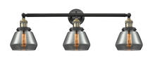 Innovations Lighting 205-BAB-G173-LED - Fulton - 3 Light - 30 inch - Black Antique Brass - Bath Vanity Light
