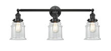 Innovations Lighting 205-OB-G182-LED - Canton - 3 Light - 30 inch - Oil Rubbed Bronze - Bath Vanity Light