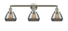 Innovations Lighting 205-SN-G173-LED - Fulton - 3 Light - 30 inch - Brushed Satin Nickel - Bath Vanity Light