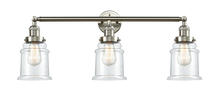 Innovations Lighting 205-SN-G182-LED - Canton - 3 Light - 30 inch - Brushed Satin Nickel - Bath Vanity Light