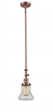 Innovations Lighting 206-AC-G194-LED - Bellmont - 1 Light - 6 inch - Antique Copper - Stem Hung - Adjustable Mini Pendant